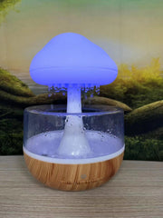 Wholesale Raining Cloud Aroma Mushroom Lamp Aromatherapy Essential Oil Diffuser Micro Humidifier Raining Cloud Night Light