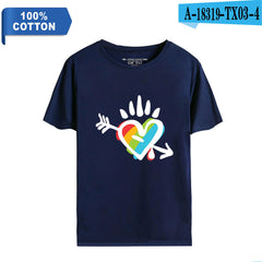 LGBT Gay Taste Street Casual Round Neck Short Sleeve Men's And Women's T-shirts