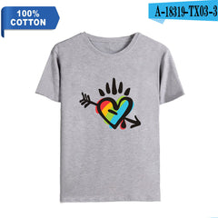 LGBT Gay Taste Street Casual Round Neck Short Sleeve Men's And Women's T-shirts