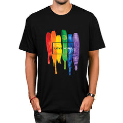 Gay Short Sleeve Round Neck T-shirt