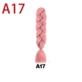 Fashion Dirty Braid Wig Monochrome Color Big Braid