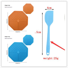 Silicone Pet Licking Mat Cleaning Shower Distraction Slow Food