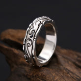 S925 Sterling Silver Jewelry Ring with intricate design, perfect for fashion jewellery enthusiasts.