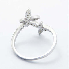 Sterling Silver Adjustable Butterfly Ring, a stylish piece of fashion jewellery from Fashion Nova, perfect for Christmas.