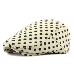 Personalized Ethnic Style Floral Beret Women's British Retro Corduroy