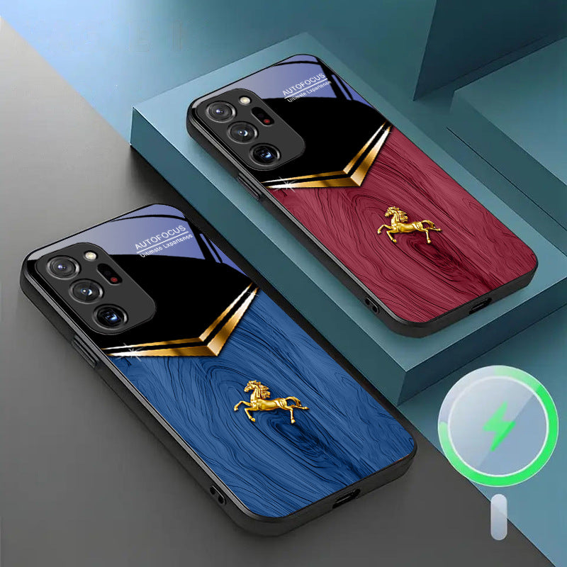 Phone Case S20 Magnetic S21 Advanced S22 Win Instant Success - stylish design with metallic accents and vibrant colors.