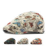 Chinese Style Hat Women's Peaked Cap Personality Butterfly Embroidered Ethnic Style