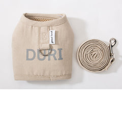 New Dog Harness And Leash Set Woven Fabric Cat And Puppy Vest Harness Leads To Small Medium-Sized Dogs Traction In Pet Clothes