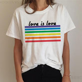 Fashion Creative Printing Love Gay Women's Short-sleeved T-shirt