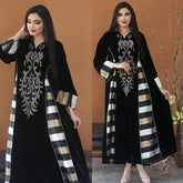 Ladies Fashion Embroidered Long Dress