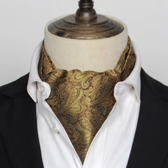 British Vintage Suit Silk Scarf Shirt