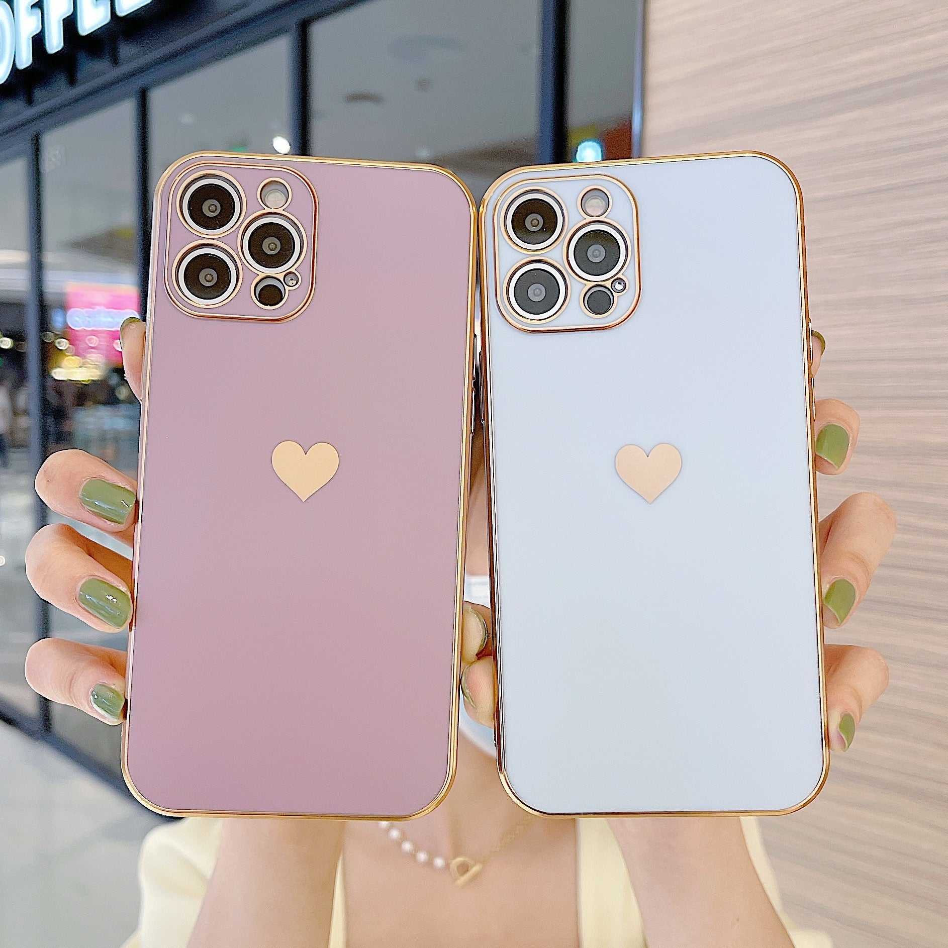 Frosted Electroplating Small Love For Xs78p Couple