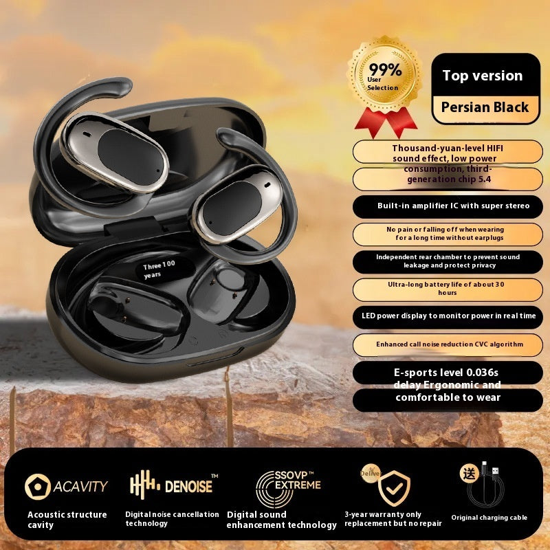 Bluetooth Headset For Bone Conduction Long Wear Does Not Hurt Ultra-long Life Battery
