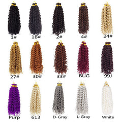 Long hair and small waves