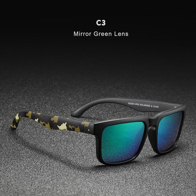 Sun Glasses Sunglasses Women For men Round man Sports Cat with mirror green lens and camouflage design.