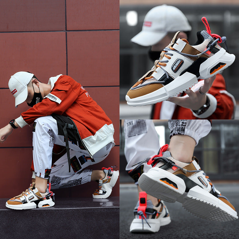 Retro Casual Shoes Fashion Trend Sports Shoes Light, Comfortable And Breathable Men's Shoes