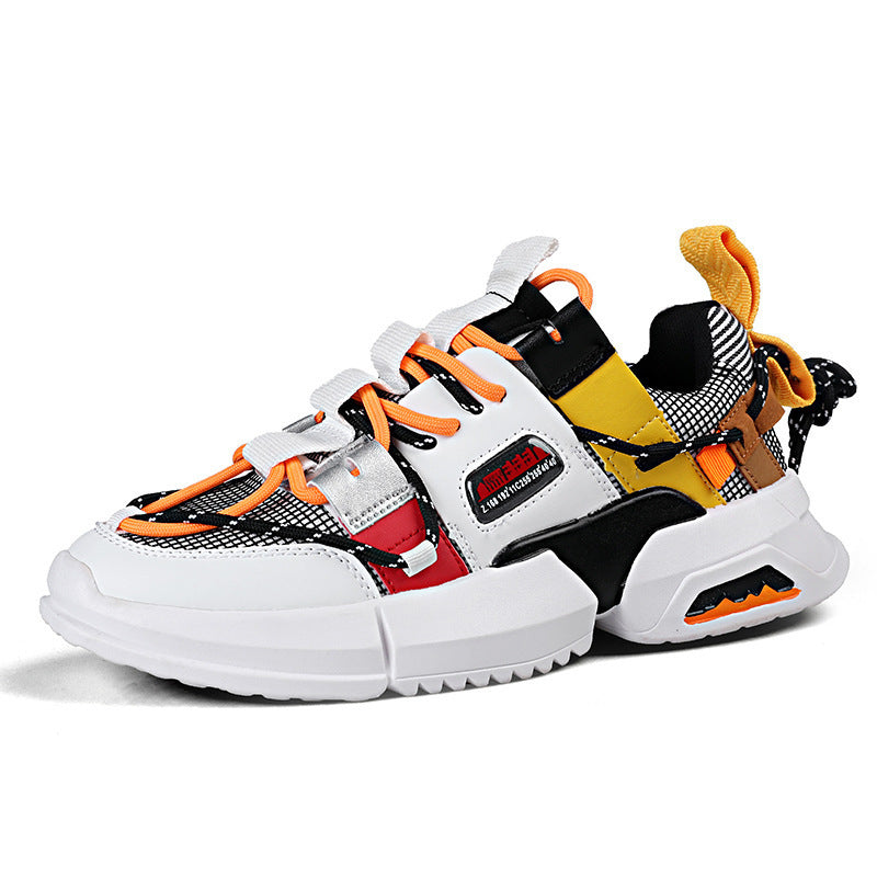 Retro Casual Shoes Fashion Trend Sports Shoes Light, Comfortable And Breathable Men's Shoes