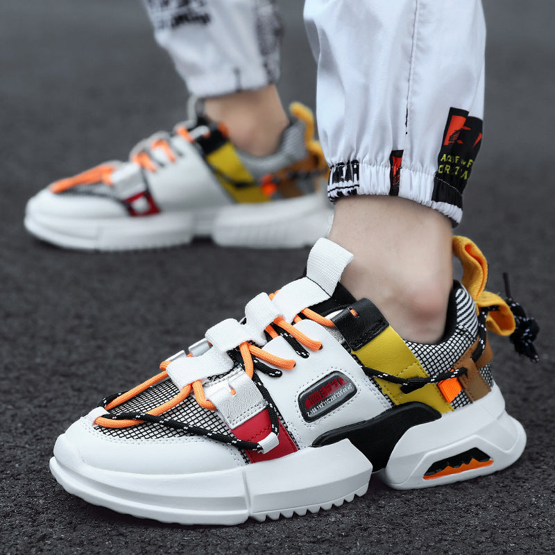 Retro Casual Shoes Fashion Trend Sports Shoes Light, Comfortable And Breathable Men's Shoes