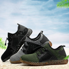 Anti-smashing Anti-piercing Lightweight Protective Shoes Breathable Safety Shoes