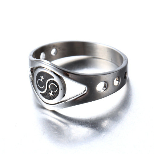 Gay stainless steel ring