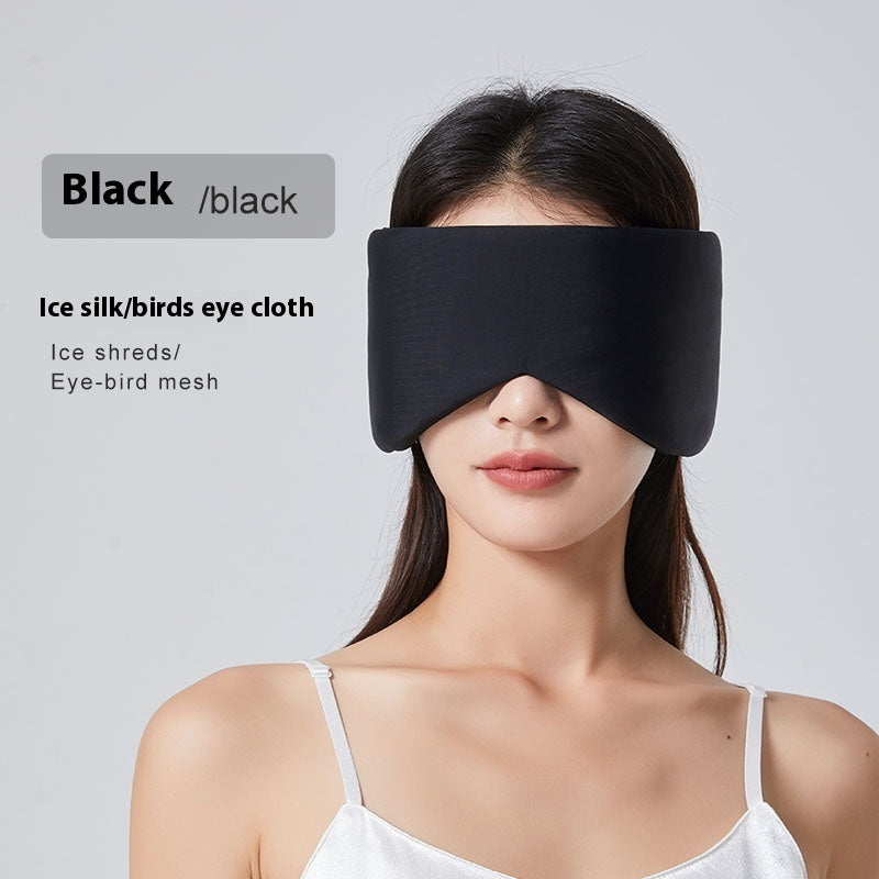 Warm And Cool Double Feeling Space Capsule Eye Mask Special For Sleep Office Travel Nap