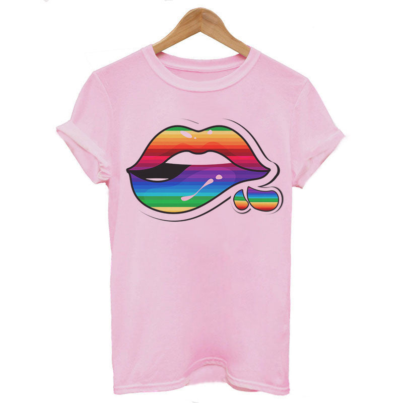Personality Transgender Gay Print T-Shirt