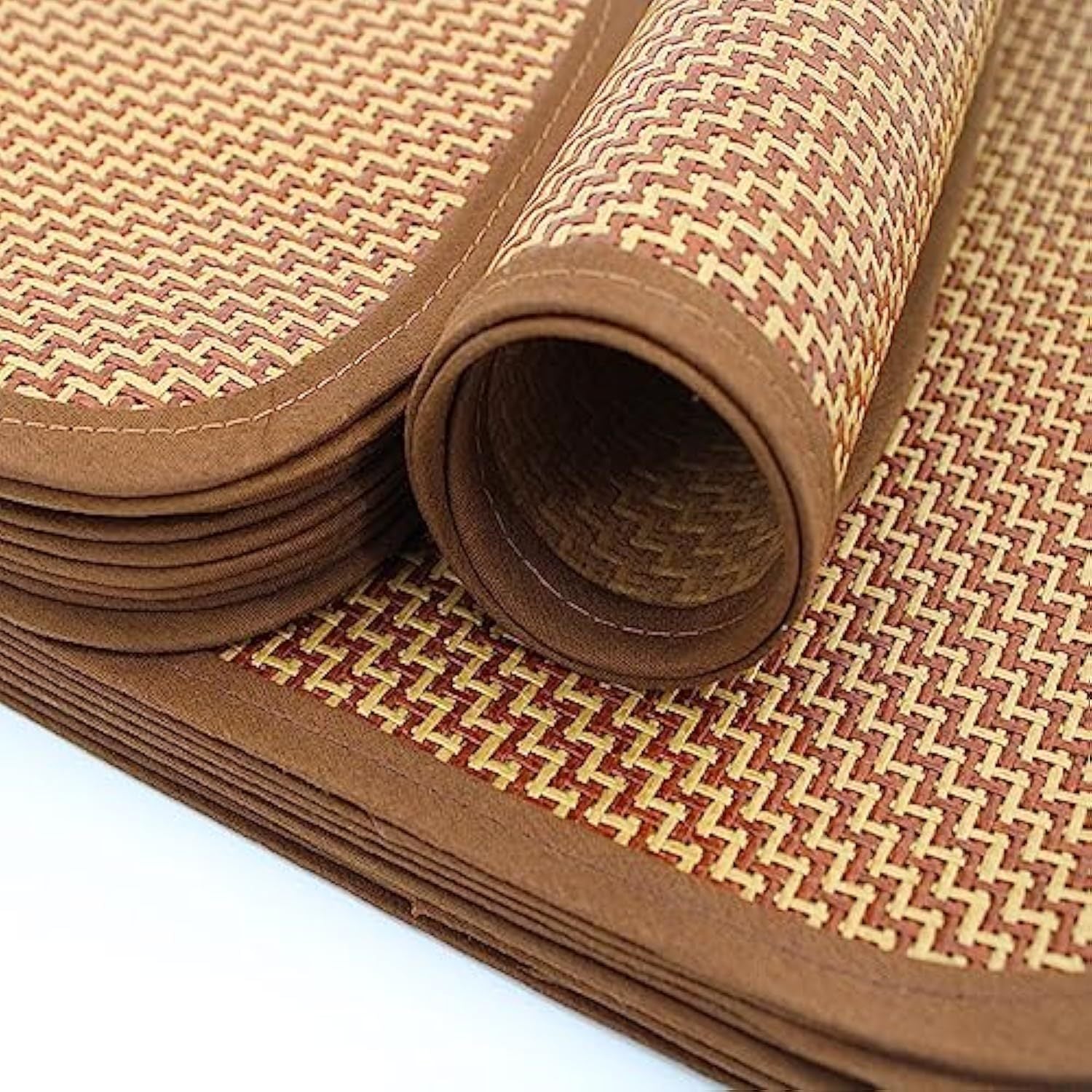 Premium Cat And Dog Cooling Mat - Self Cooling Pad For Summer - Bamboo Rattan Woven Resting Mat - Ideal For Kennels Crates Guinea Pigs And Hamsters