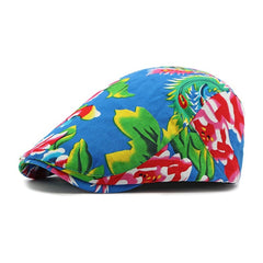 Northeast Fabric Hat Female British Retro Beret Personalized Ethnic Style