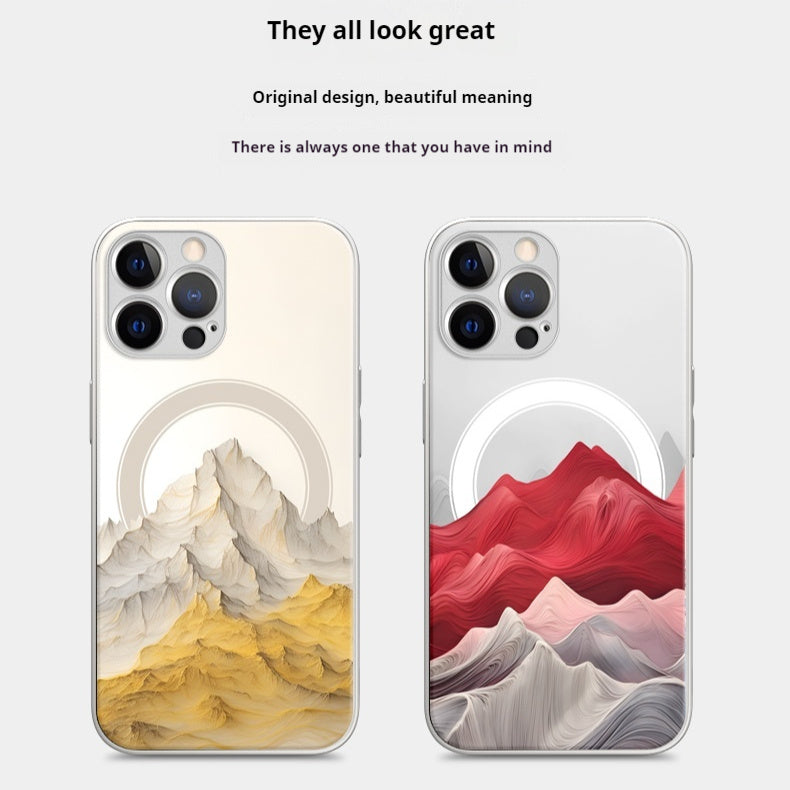 Magnetic Frosted Silicone Heat Dissipation Drop-resistant Protective Cover