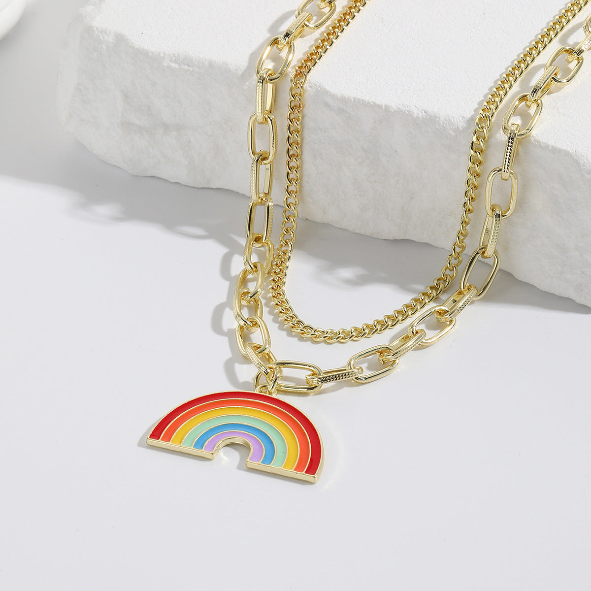 Gay Pride Necklace Proud Friend