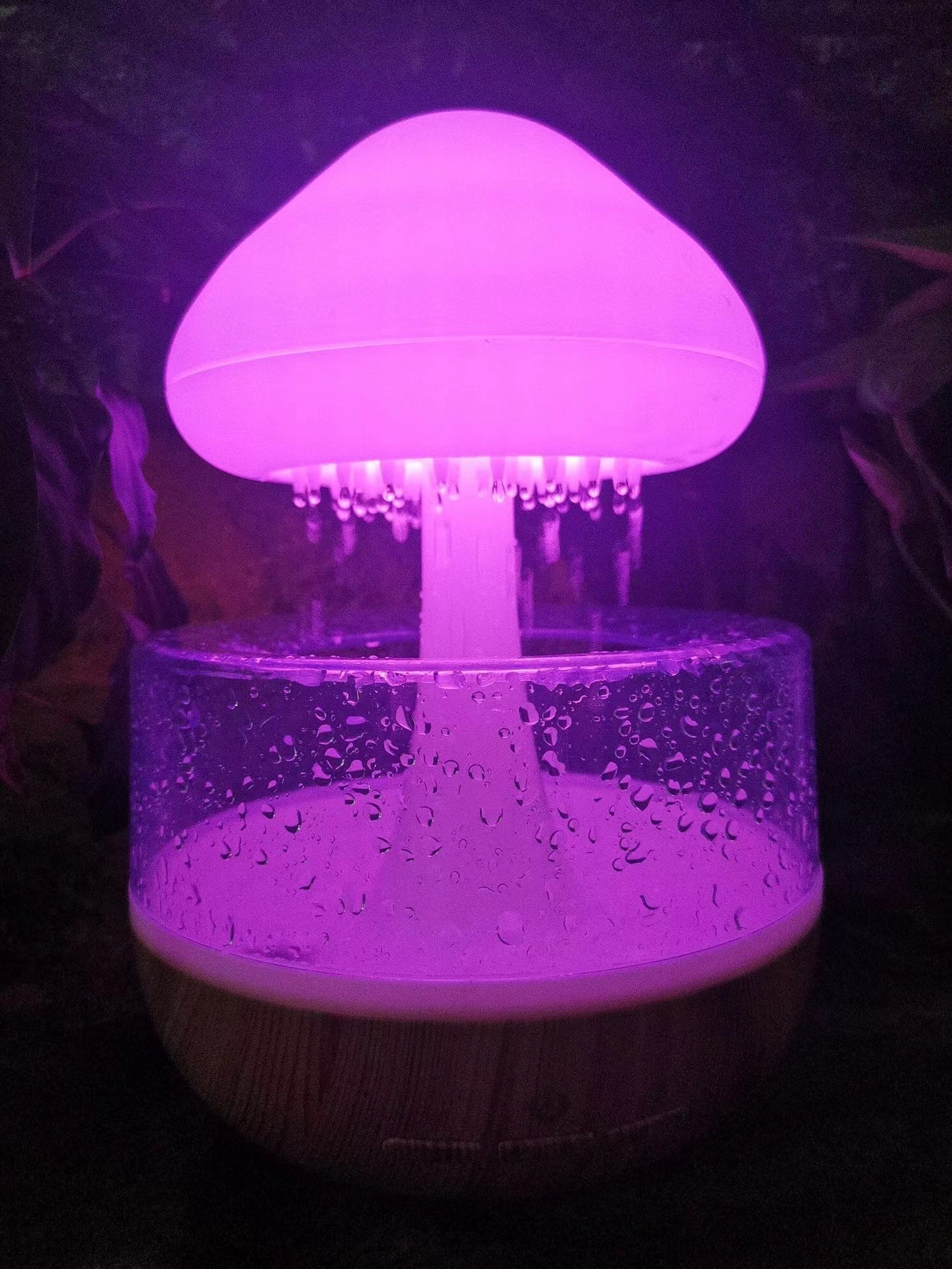 Wholesale Raining Cloud Aroma Mushroom Lamp Aromatherapy Essential Oil Diffuser Micro Humidifier Raining Cloud Night Light