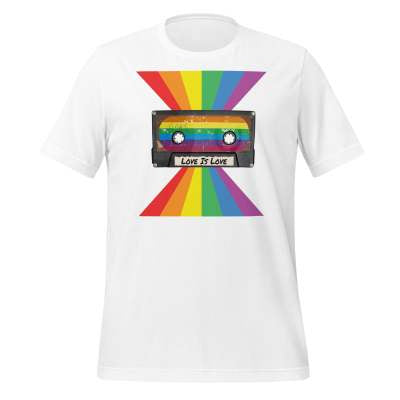 European And American Love Is Love Gay Pride T-shirt