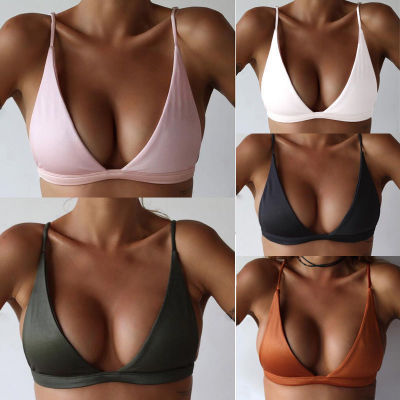Bikini women's swimsuit top collection featuring multiple colors and styles, perfect for fashion and summer activities.