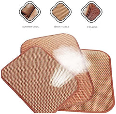 Premium Cat And Dog Cooling Mat - Self Cooling Pad For Summer - Bamboo Rattan Woven Resting Mat - Ideal For Kennels Crates Guinea Pigs And Hamsters