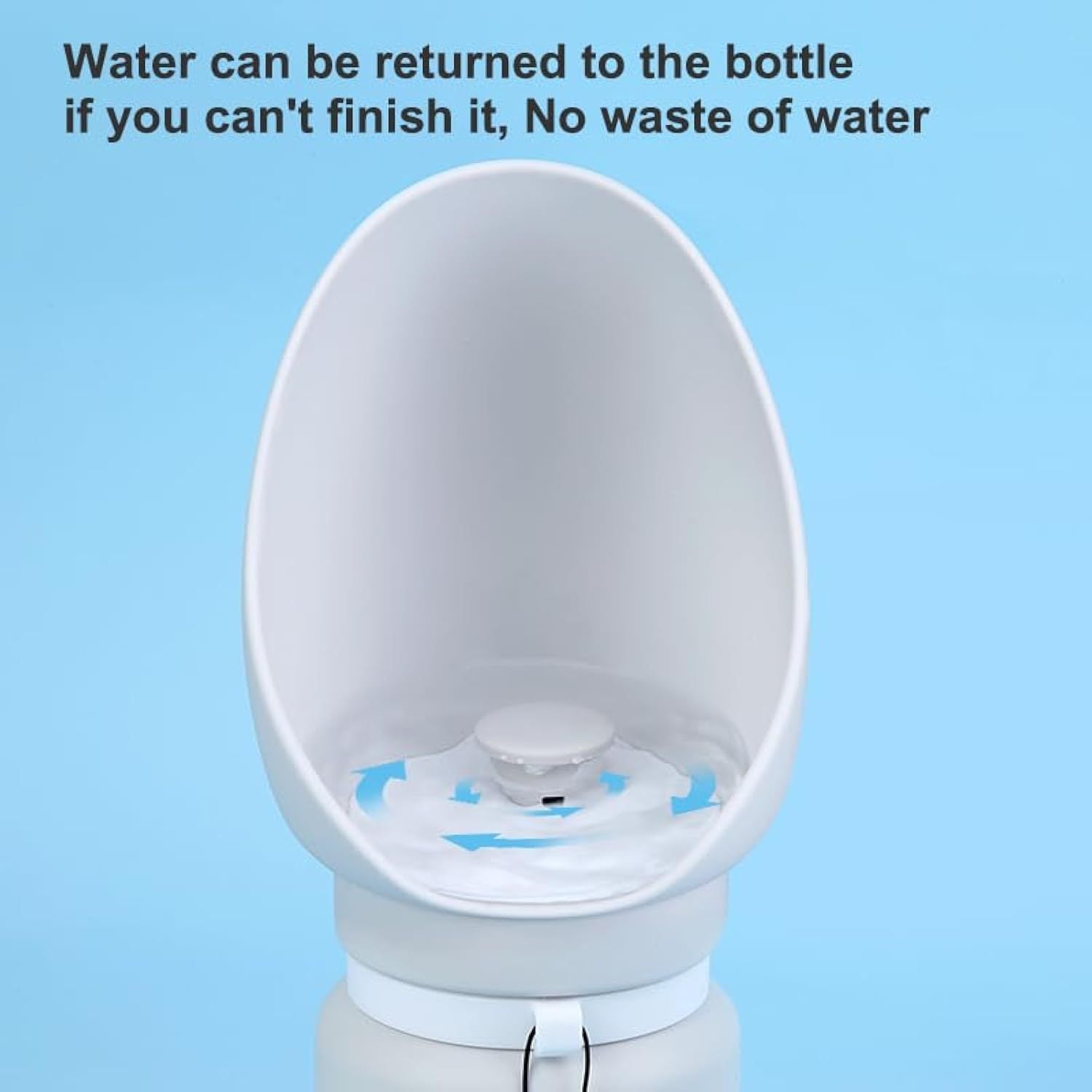 Dog Water Bottle Leak Proof Portable Travel Pet Water Bottle Foldable Lightweight Dog Water Dispenser Drinking Bowl For Dogs Puppy Pets On The Go For Outdoor