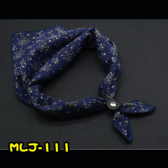 Floral British Retro Fashion Suit Scarf