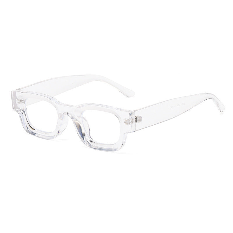 Retro Small Frame Sunglasses For Men in transparent design, perfect for fashion jewellery and Christmas outfits.