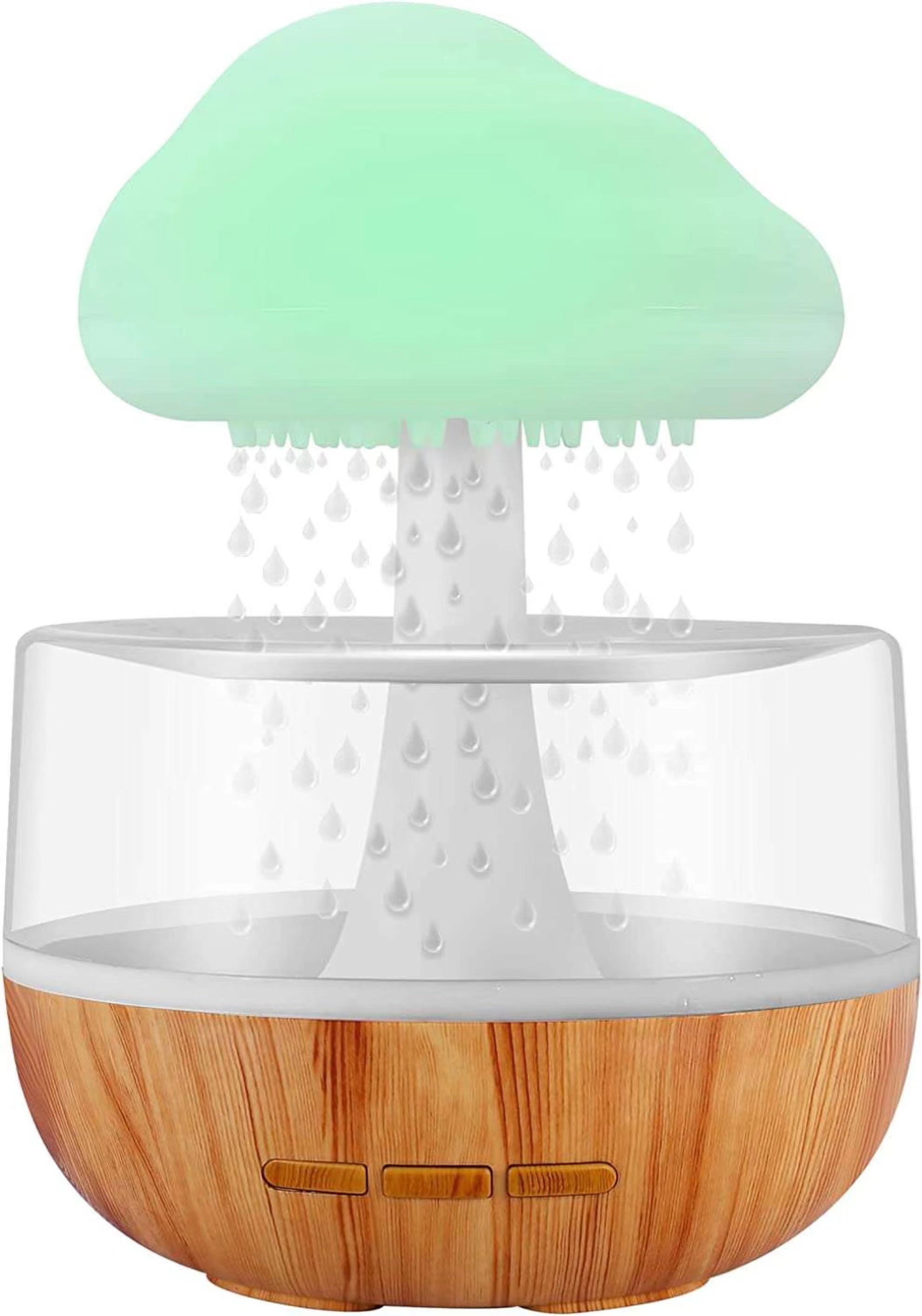 Wholesale Raining Cloud Aroma Mushroom Lamp Aromatherapy Essential Oil Diffuser Micro Humidifier Raining Cloud Night Light