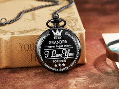 TO MY SON LOVE FOREVER Quartz Pocket Watch