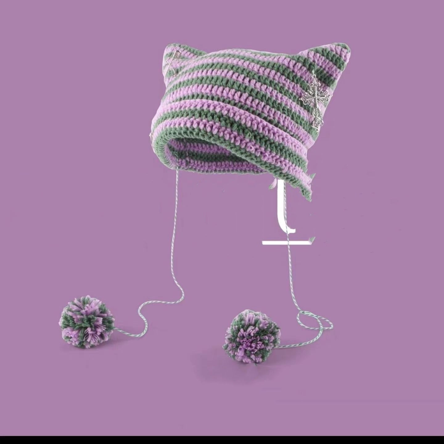 Korean Cute Thermal Head Cover Woolen Cap