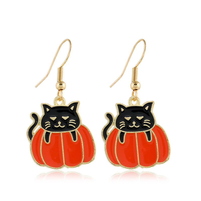 New Halloween Earrings Creative Mummy Ghost