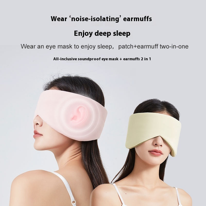 Warm And Cool Double Feeling Space Capsule Eye Mask Special For Sleep Office Travel Nap