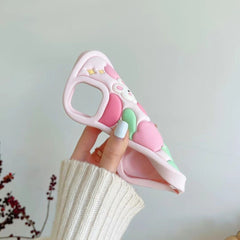 Fashion 3D Tulip Lying Bunny Phone Case