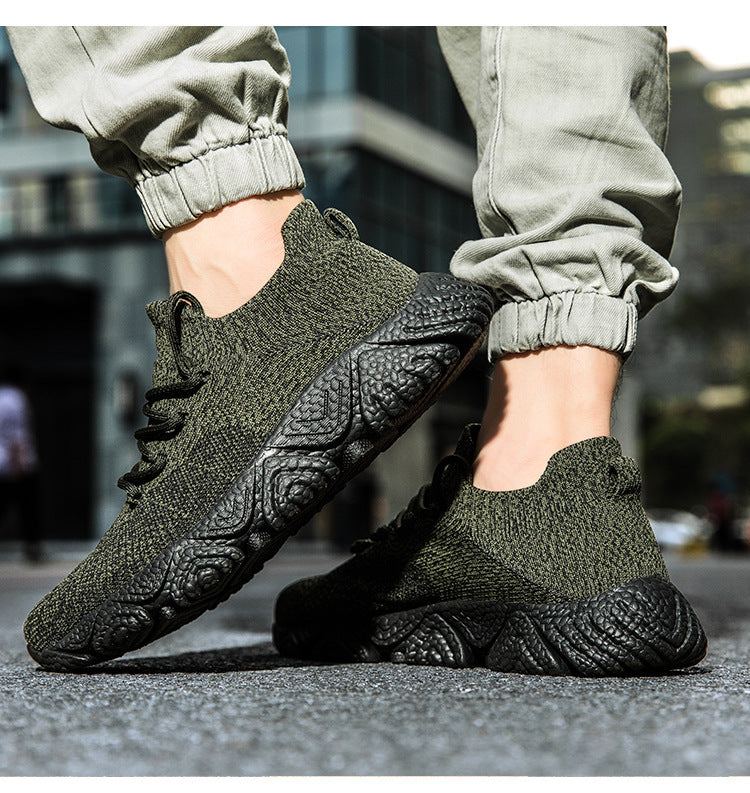 Men's Stylish And Lightweight Plus Size Slip-on Casual Sock Shoes