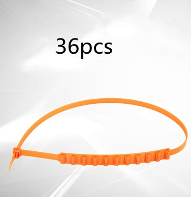 Automobile plastic snow chain ties