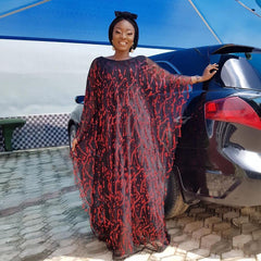 Women's Hot Sale Tassel Sequined Long Skirt Plus Inner Skirt