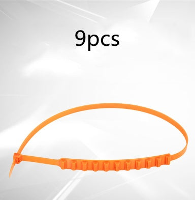 Automobile plastic snow chain ties