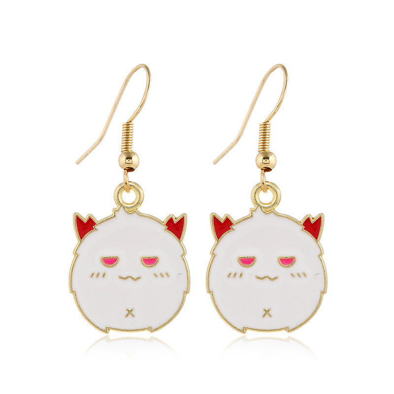 New Halloween Earrings Creative Mummy Ghost