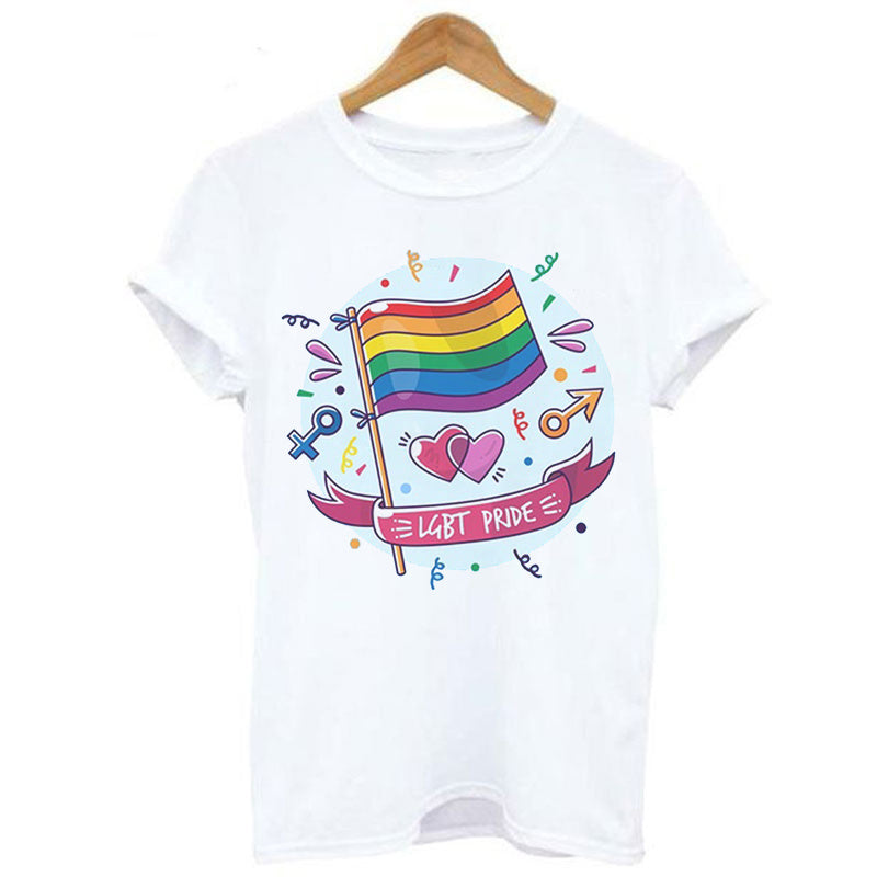 Personality Transgender Gay Print T-Shirt
