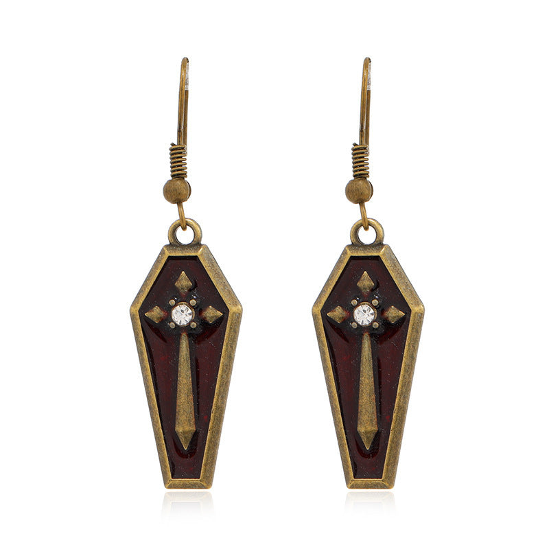 New Halloween Earrings Creative Mummy Ghost